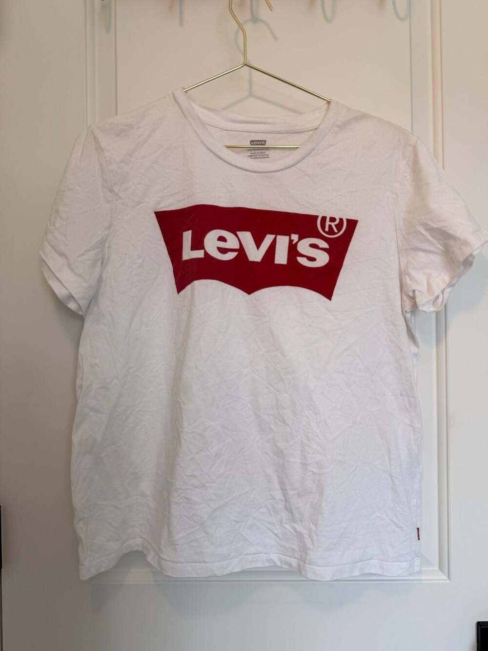 Levi's Classic Logo Graphic Crew Neck T-Shirt in White